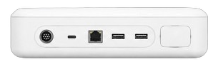 Bloddek X back view with clinical connectivity ports